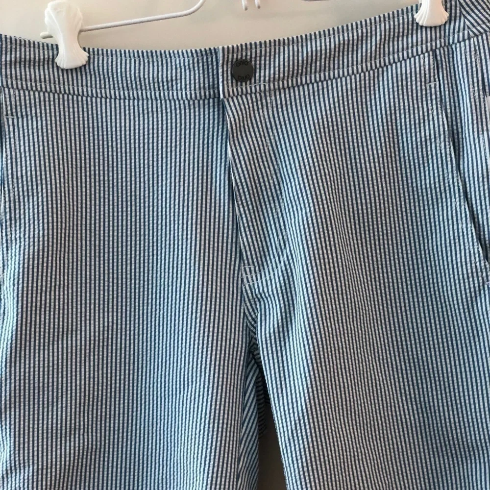Onia Striped Calder Swim Trunk